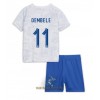 Officiële Voetbalshirt + Korte Broek Frankrijk Ousmane Dembele 11 Uit WK 2022 - Kids